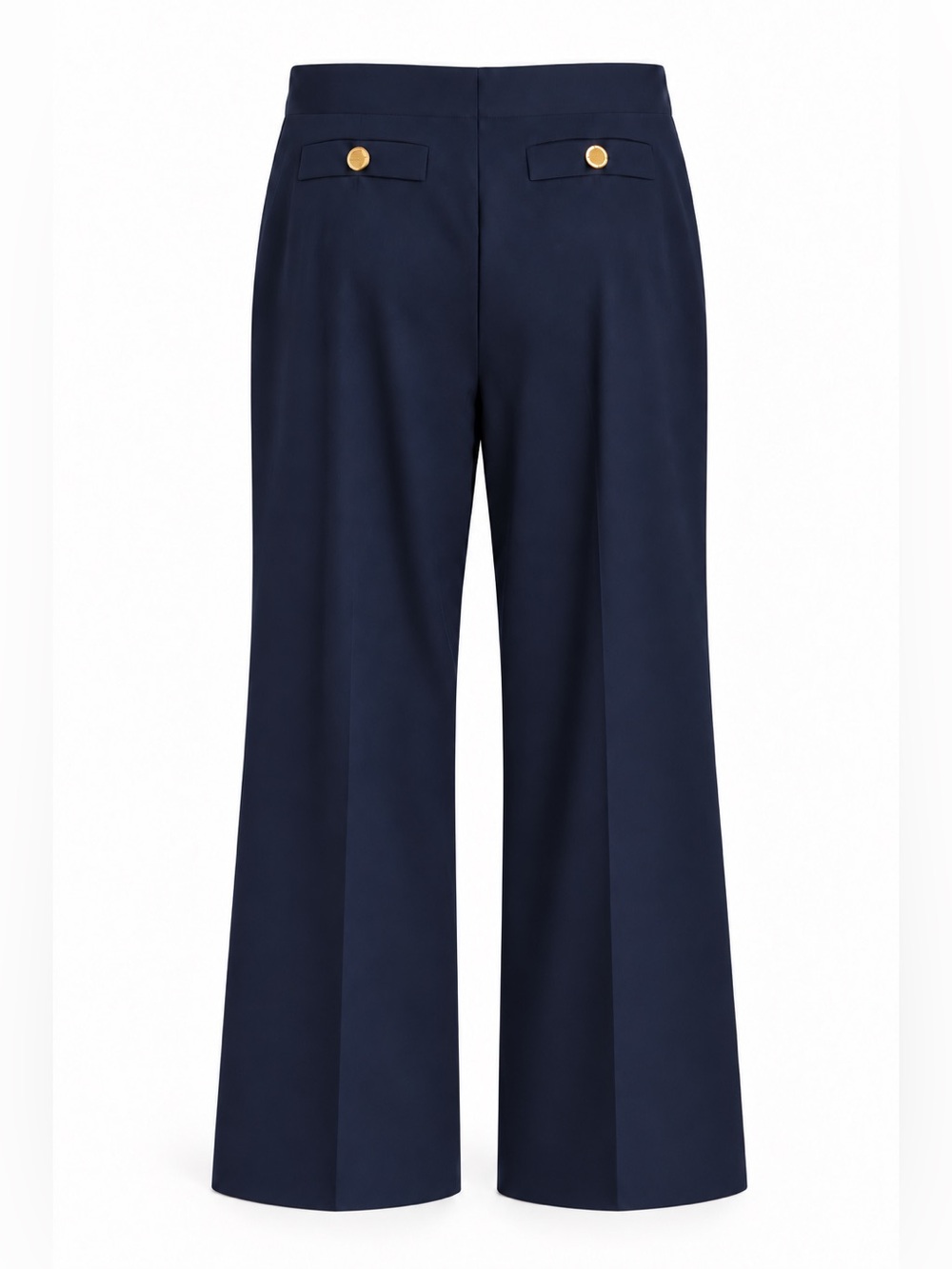 Ann Taylor Curvy Navy Wide Leg Pants 10P NWT